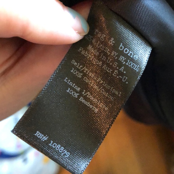 Rag & Bone black/white knit blazer - Picture 6 of 6